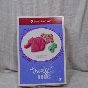 American Girl Truly Me Let's Sleep Over Pajamas New In Box